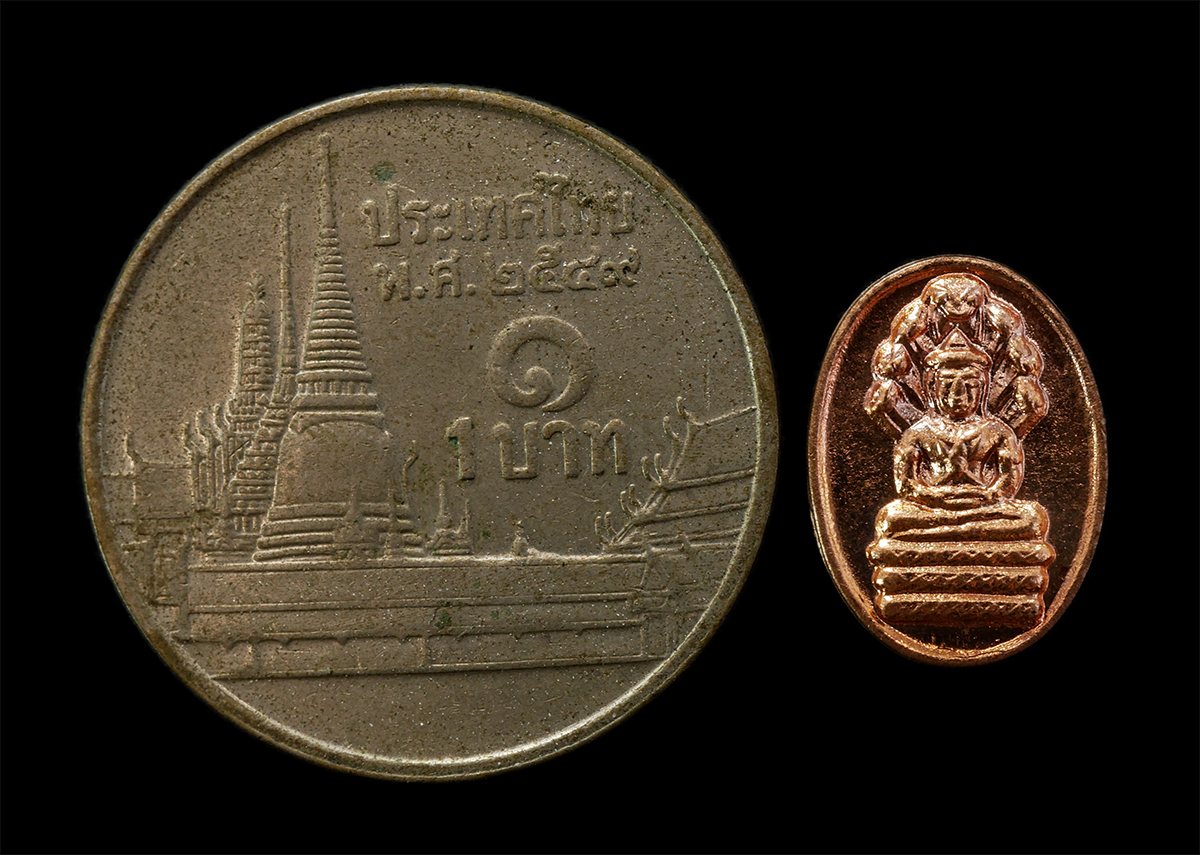 2569-04-09 (288)p.jpg - พระนาคปรกใบมะขาม องค์จิ๋ว หลวงพ่อบุญ สุสมโณ(พระครูสุทธิวัตรสุนทร) วัดบ้านนา จ.ระยอง ปี2537 เนื้อทองแดง ที่ระลึกในวาระหลวงปู่อายุครบ 89 ปี หลวงปู่บุญ ว [..] | https://kamulet.in.th